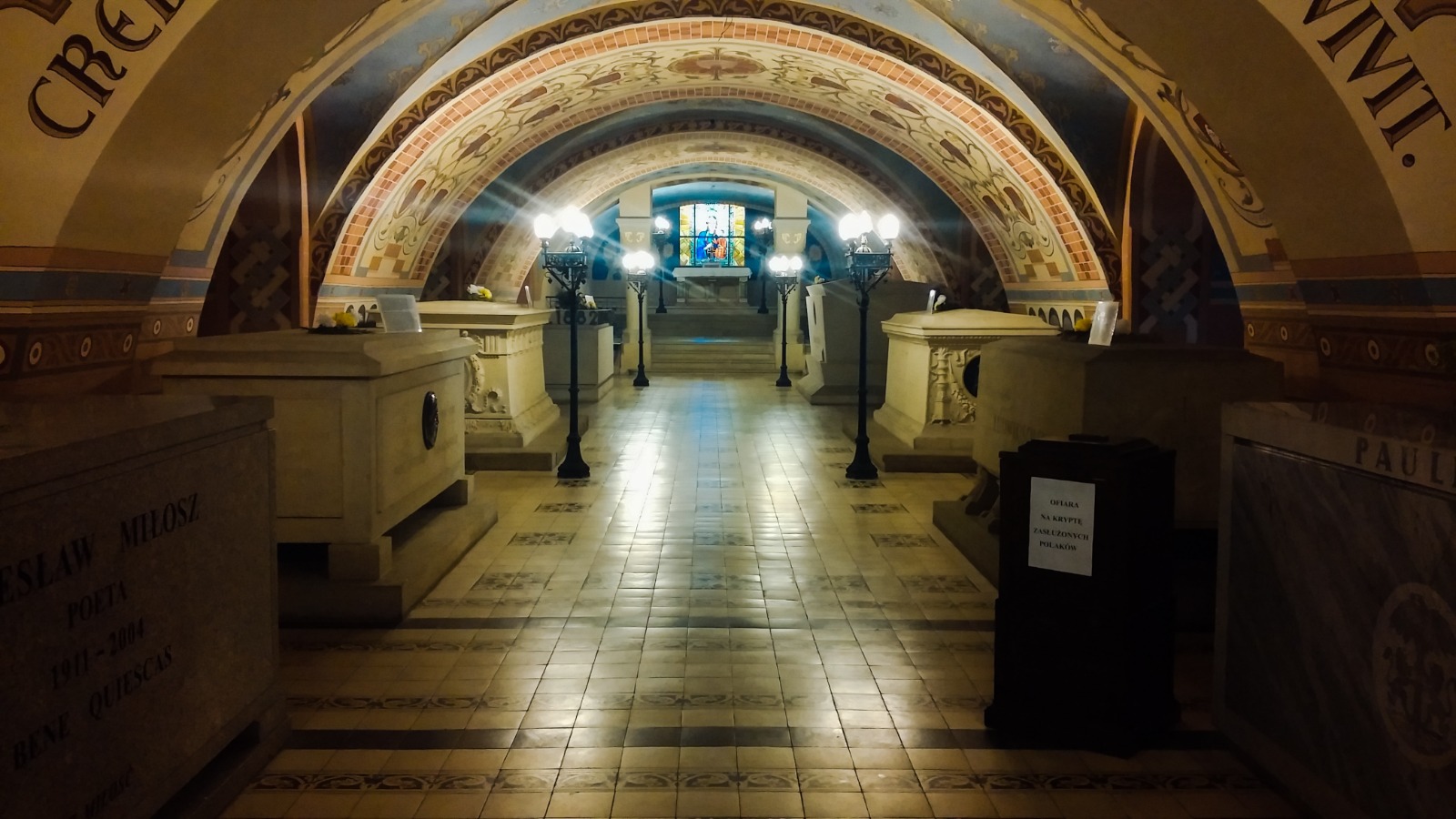 Krypta Zasłużonych na Skałce in Kraków, Poland
