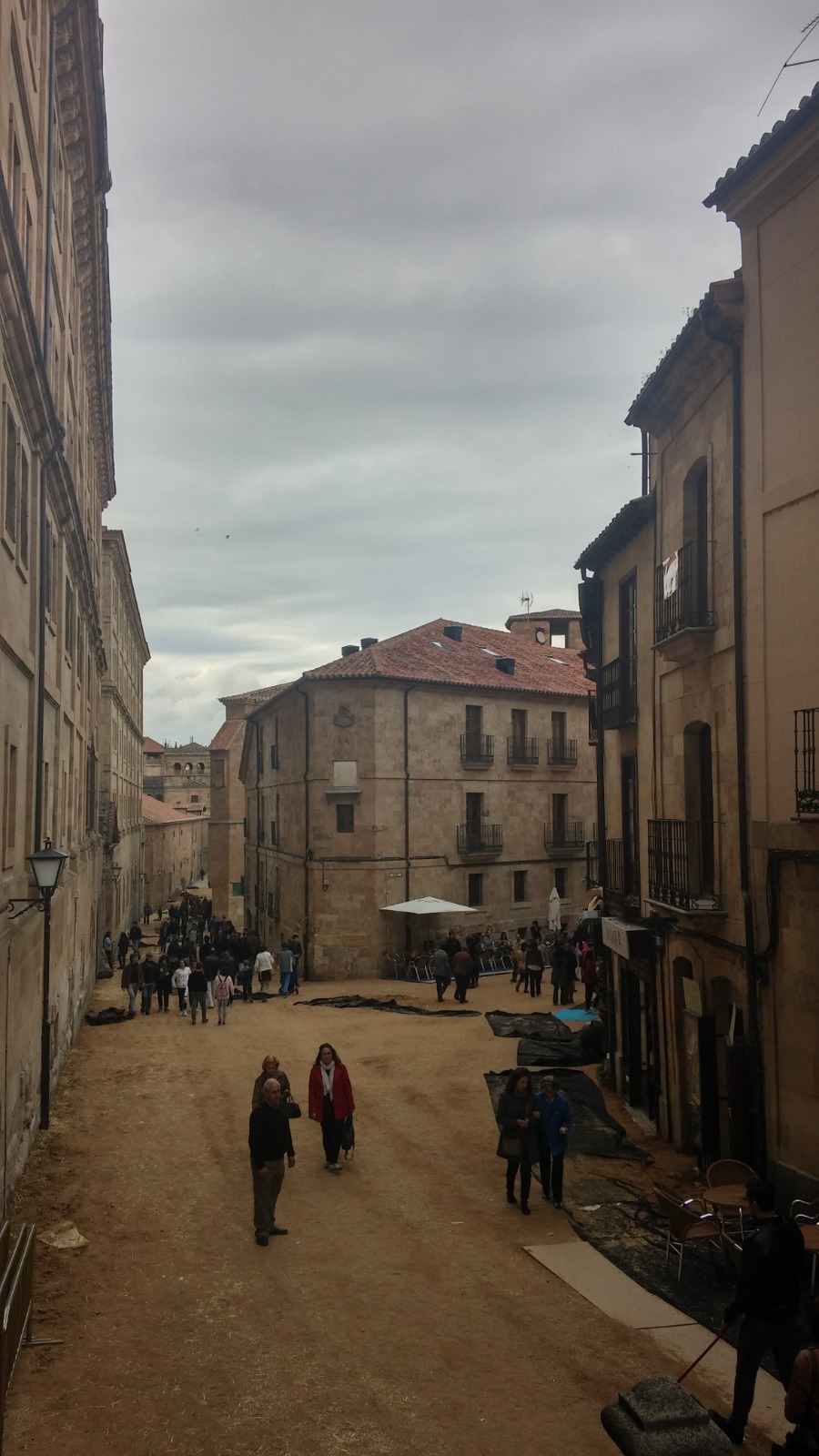 Calle Meléndez in Salamanca, Spain