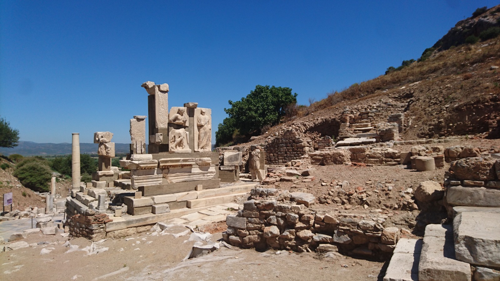 Ancient city ruins of Ephesus in Turkey