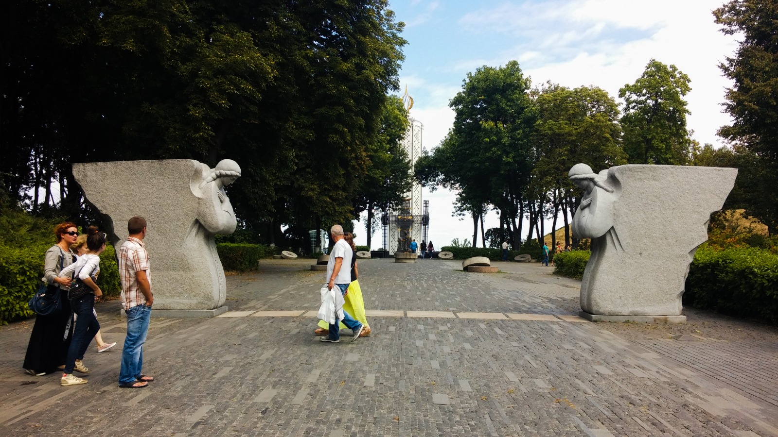 Holodomor Memorial Park in Kyiv, Ukraine