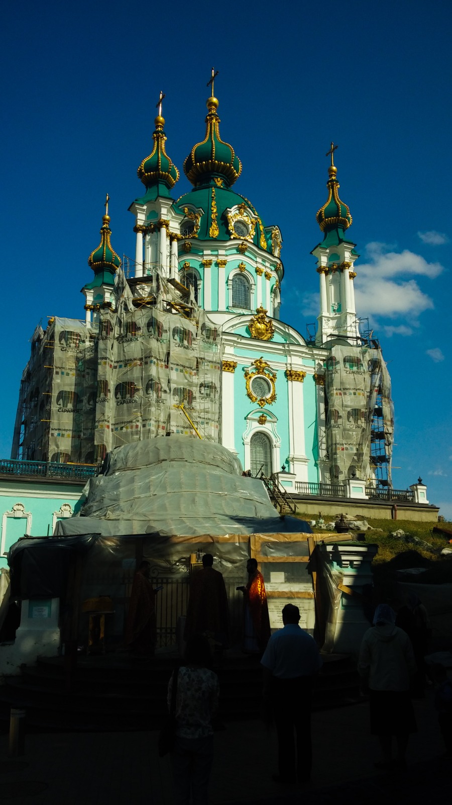St Andrew's Church in Kyiv, Ukraine