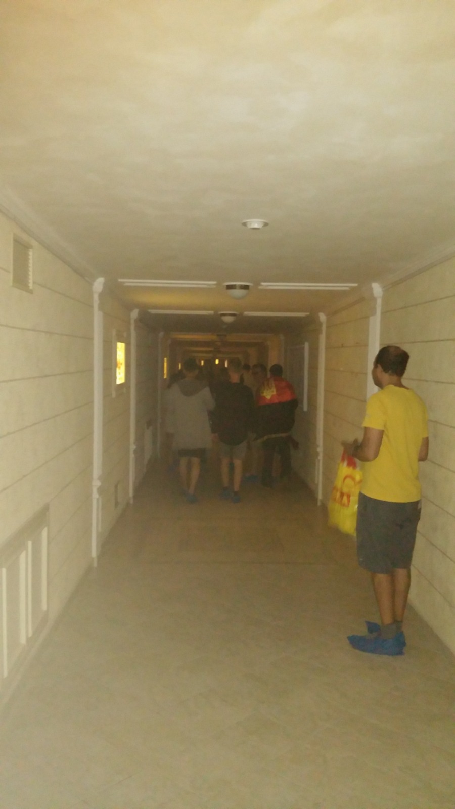 Long tunnel at Mezhyhirya Residence