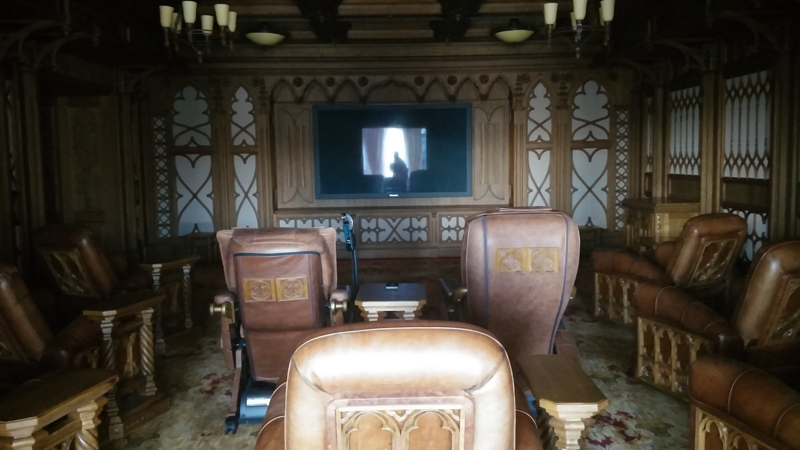 Private cinema at Mezhyhirya Residence