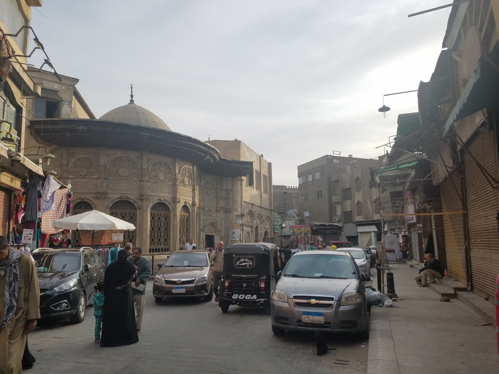 Historic street in Cairo, Egypt