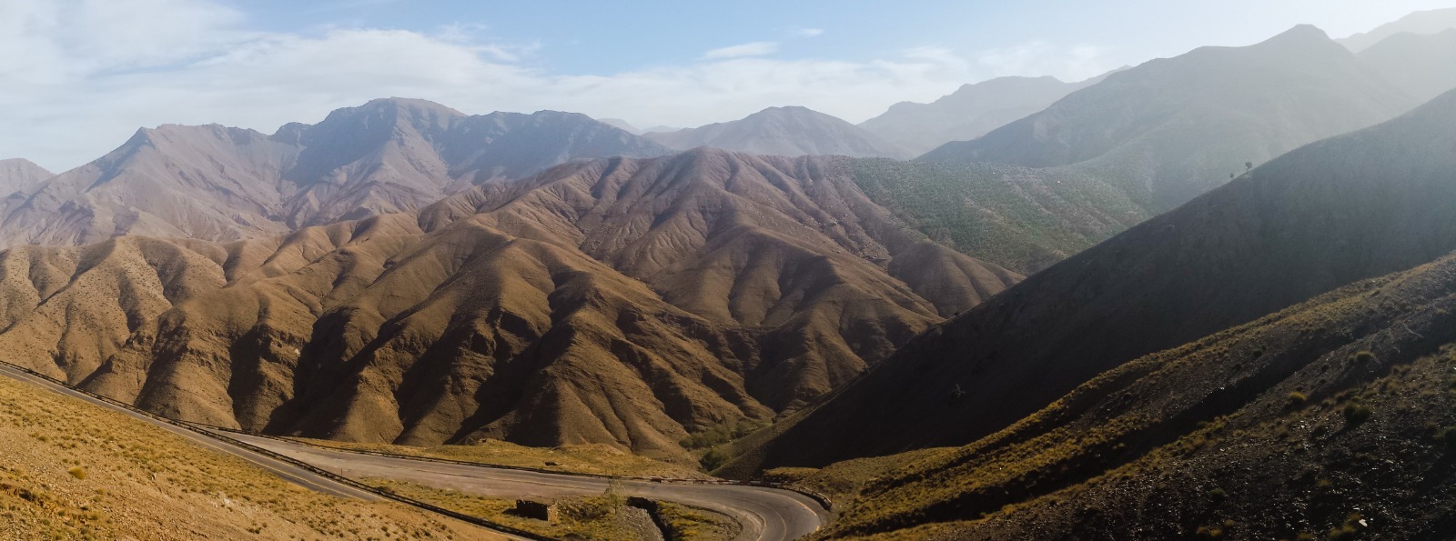 Atlas Mountains along the Tizi n'Tichka Pass in Morocco