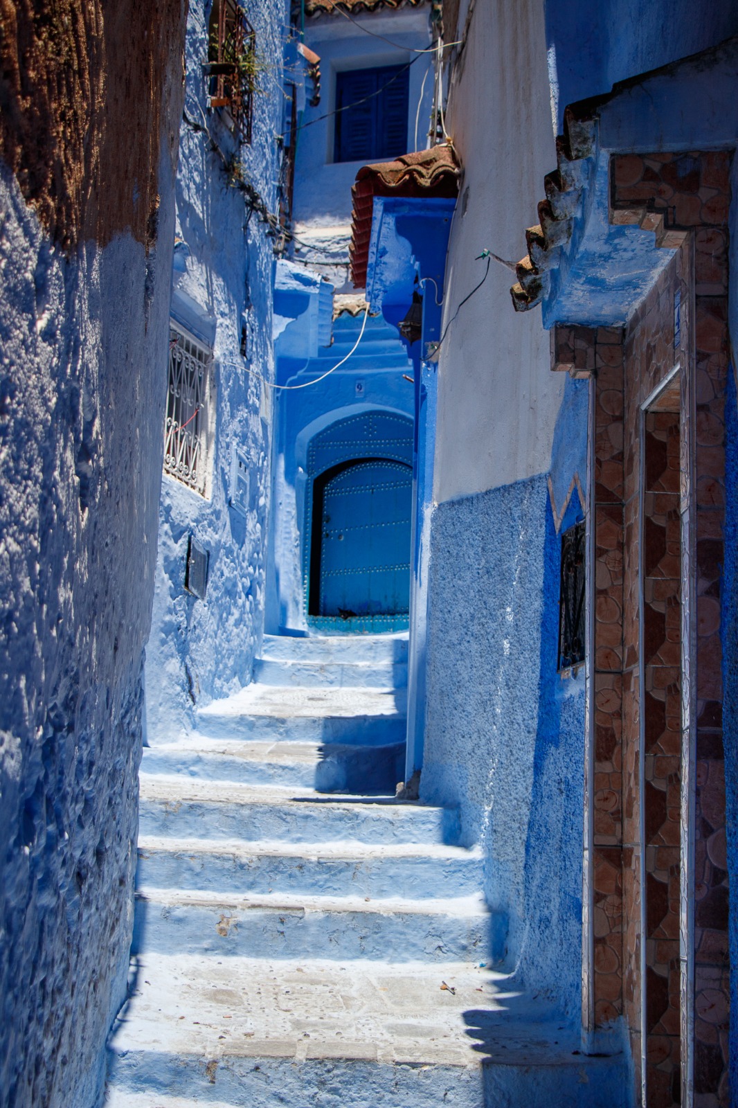 Callejón Ben Yakoub in Chefchaouen, Morocco